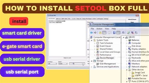 how to install setool smart card driver|setool2 software download.